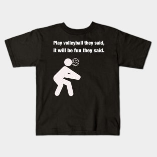 Volleyball Is Fun Kids T-Shirt